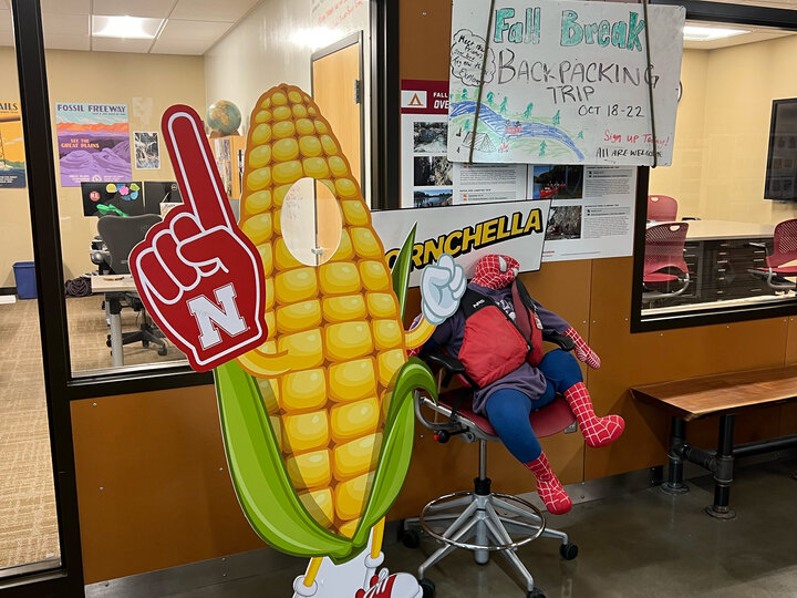 Corn cutout decoration